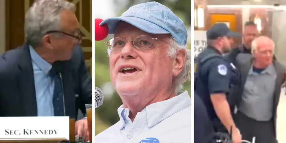 “They need to let food to starving kids!”: Video of Ben & Jerry’s cofounder being ziptied after interrupting RFK Jr. hearing is going viral