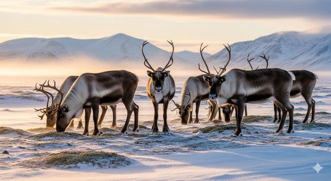 Un addio silenzioso: il clima minaccia le renne e tutto l'Artico