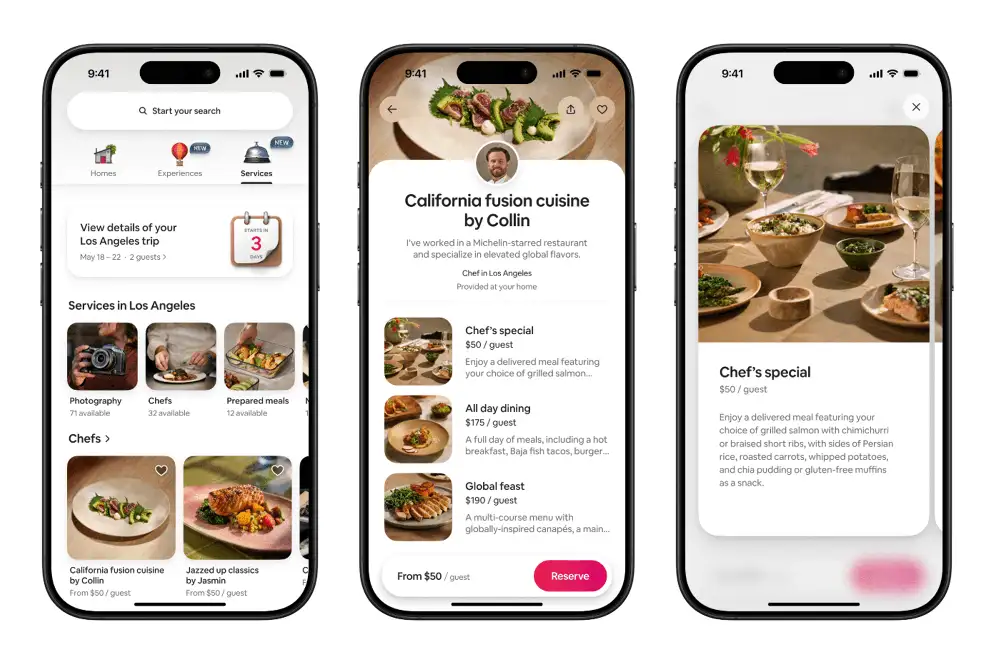 Airbnb’s new app has all of your vacation extras in one place