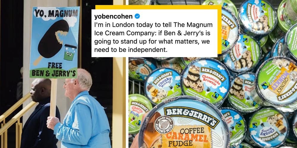 “Keep standing up for what’s right”: Ben & Jerry’s founder Ben Cohen crashes Unilever’s ice cream investor day with call for independence