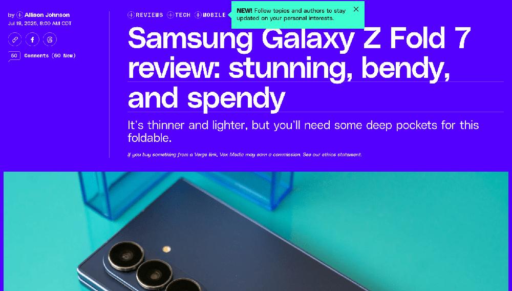 The Verge Launches New Site Features Aimed at Deepening Audience Engagement and Announces New Editorial Newsletters