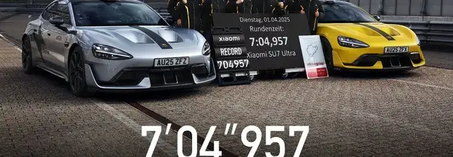 Xiaomi SU7 Ultra velocissima al Nürburgring: nuovo giro record | Video