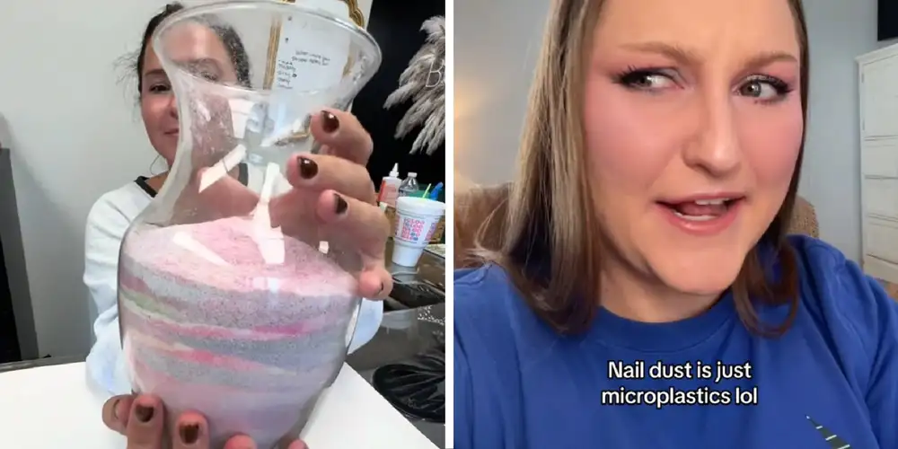 Sorry, but that nail dust you’re collecting is actually microplastics: “Just tiny plastic particles”