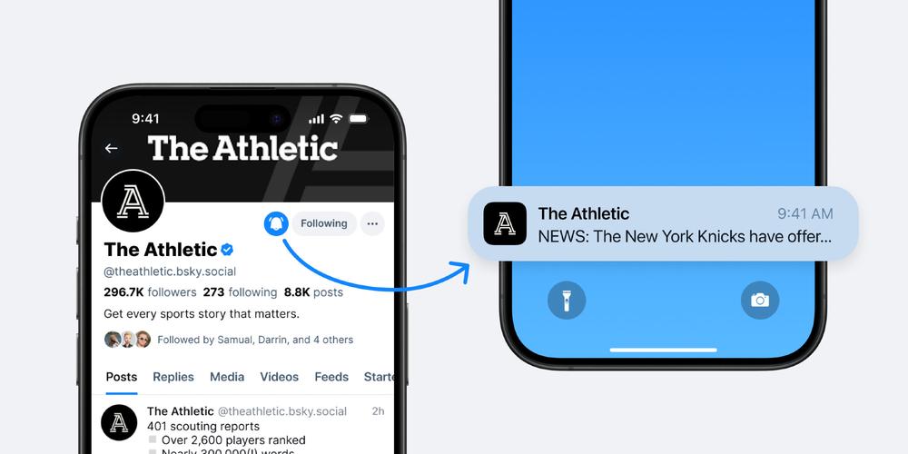 Bluesky can really keep up with the news now that it has activity notifications