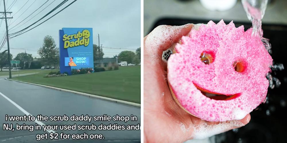 Customers are just learning Scrub Daddy will give you $2 for every old sponge you bring back
