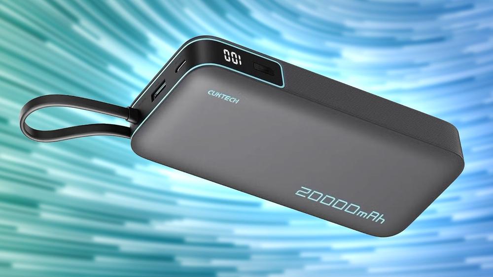 The CUKTECH 20,000mAh Power Bank with 45W USB-C Power Delivery Drops to Just $16