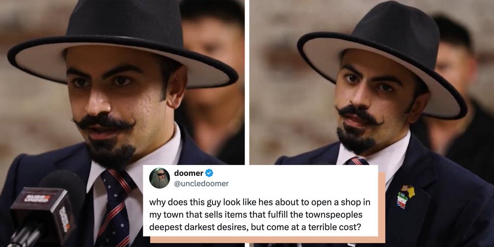 “Where does Jubilee find these people?”: The internet has memed the mustache hat guy in Jubilee’s latest video featuring far-right conservatives