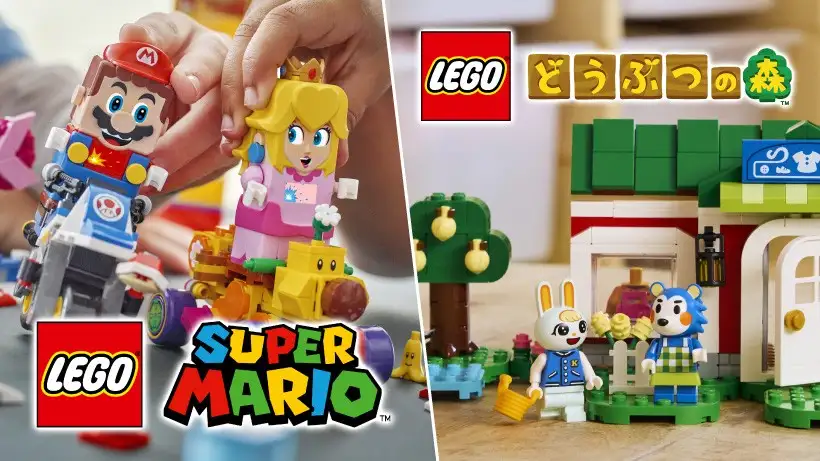 「レゴ スーパーマリオ」の新セット「マリオカート」が2025年1月1日に発売。「レゴ どうぶつの森」の新セットも同日発売。