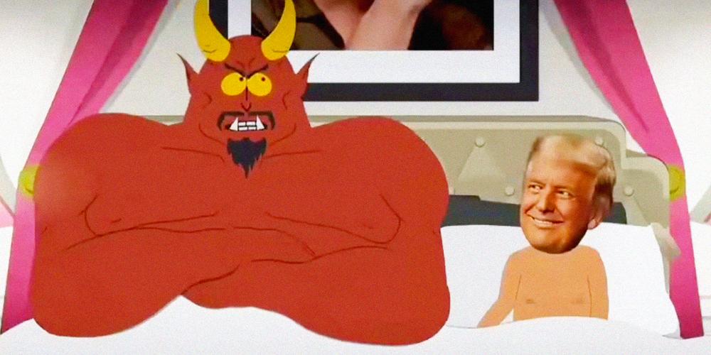 “I didn’t think South Park could shock me anymore”: South Park just put Donald Trump in bed with Satan, and fans are loving it