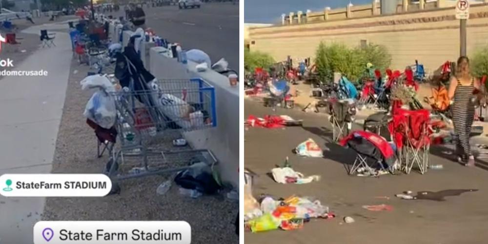 “Come on, man”: Mourners at Charlie Kirk memorial leave streets covered in trash