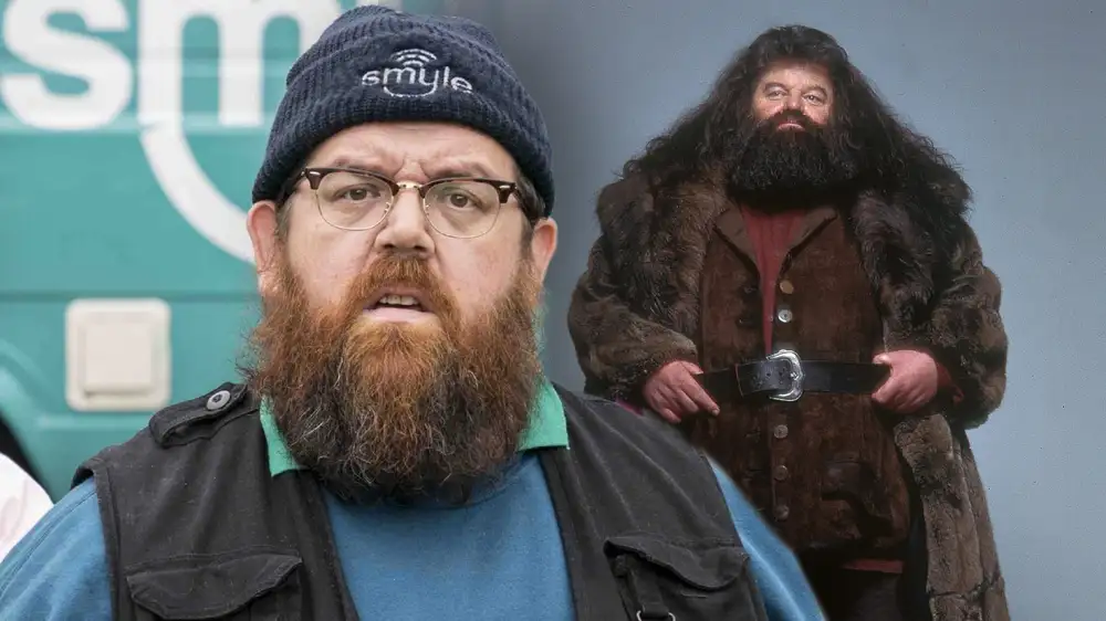Nick Frost makes big Hagrid promise after joining Harry Potter cast