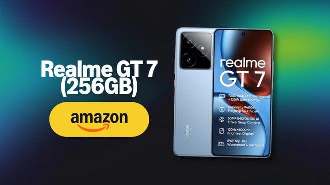Realme GT 7 torna in offerta su Amazon: a questo prezzo ha pochi rivali