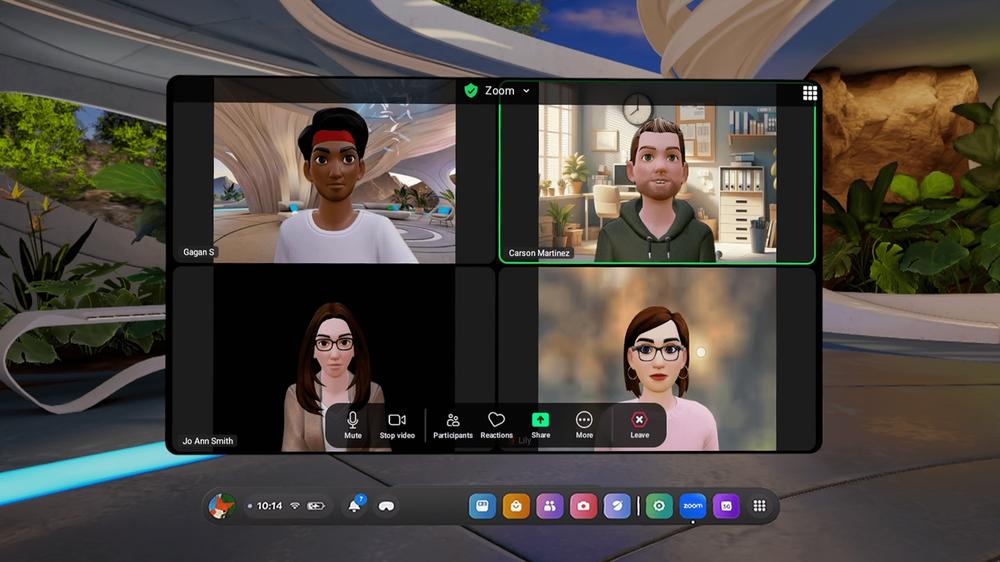 Zoom’s new Meta Quest app encourages taking video calls in VR