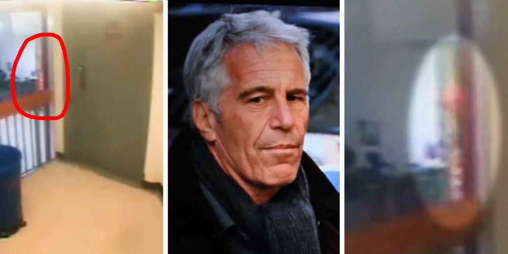 New Epstein video shows unexplained “orange blob” before his death, and everyone’s making the same joke