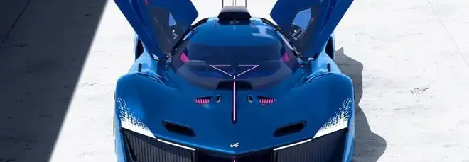 Alpine Alpenglow: hypercar ibrida con V6 e trazione integrale
