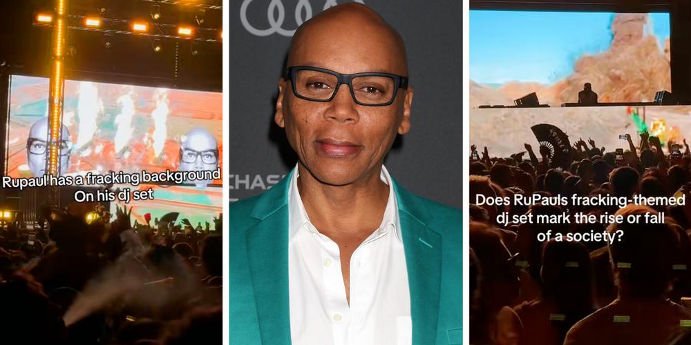 “So dystopian”: Fans react to fracking-style imagery playing during RuPaul’s DJ set