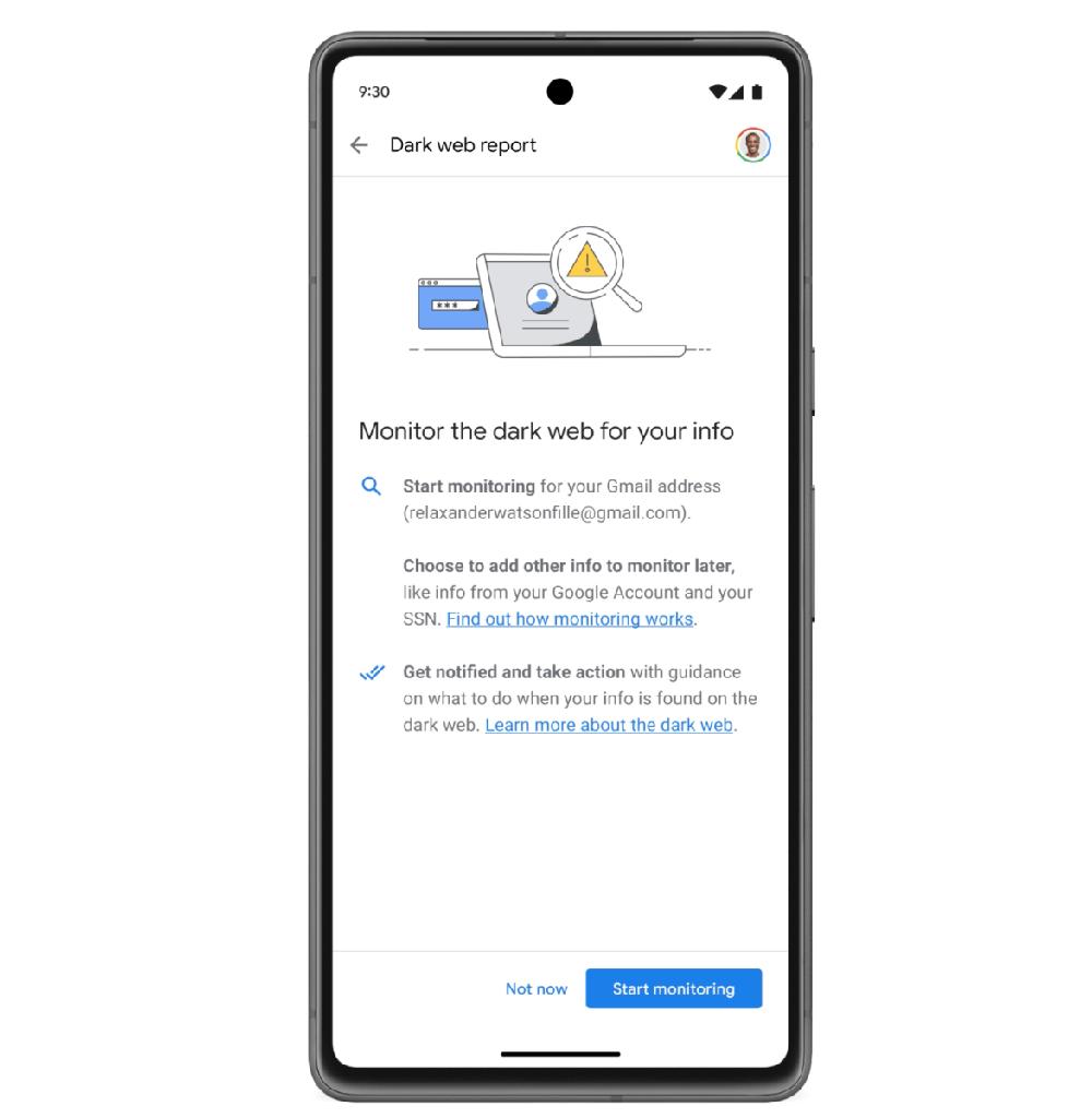 Google’s ‘dark web report’ feature will no longer be available starting in February