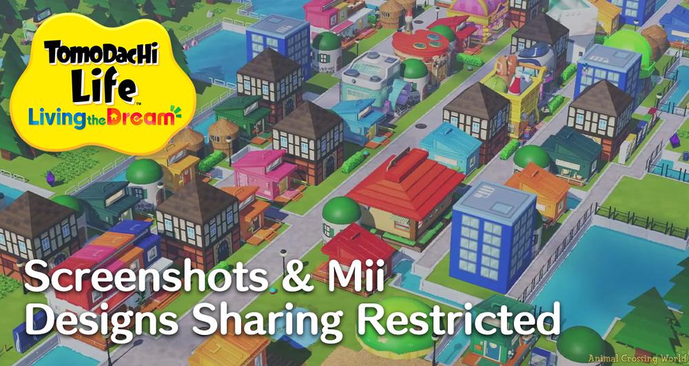 Tomodachi Life Has Harsh Restrictions On Sharing Screenshots & Mii Designs Online