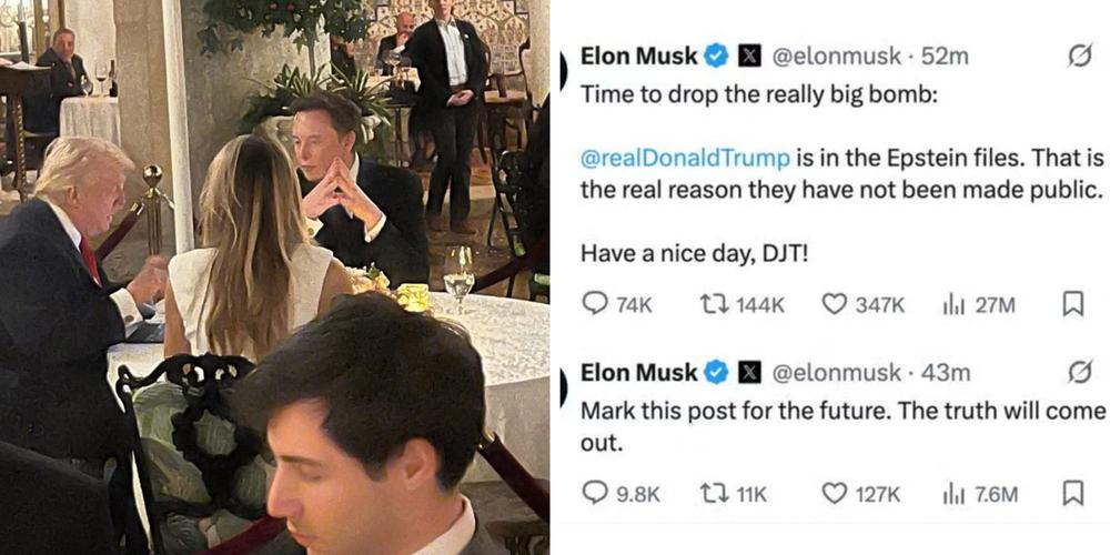 Elon Musk bragged about dining with Trump and everyone immediately remembered one thing