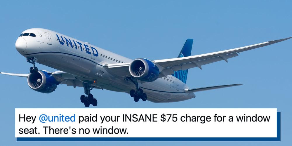 Passengers sue Delta and United Airlines over paying extra for window seats with no windows. It’s been happening for years